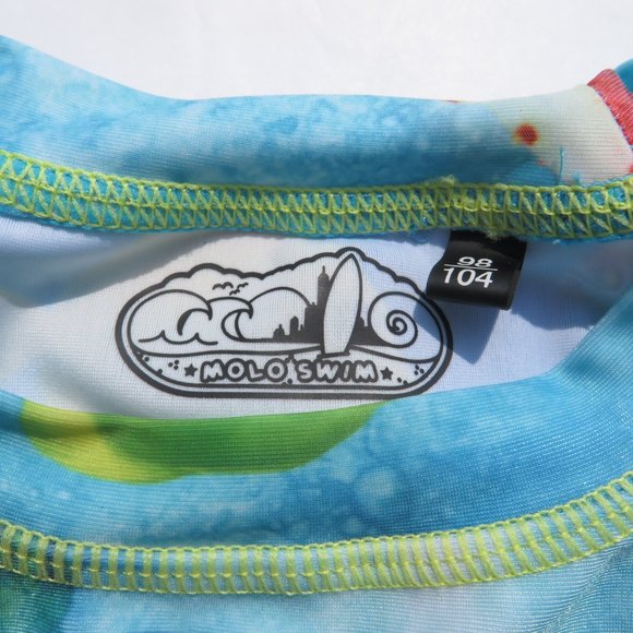 Molo Swim Rash Guard Swim Rashguard 4 4T Kids Girl - Picture 7 of 16